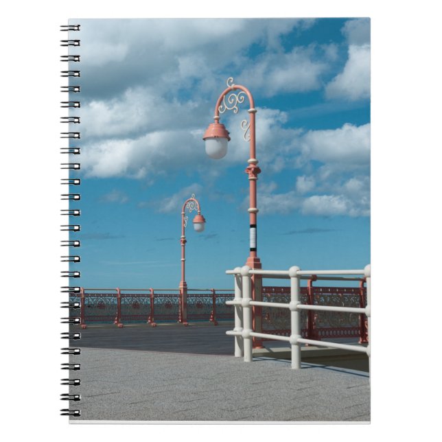 Cuaderno Lámparas Pier de Colwyn Bay (Frente)