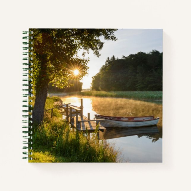 Cuaderno Lancha modada en el lago (Anverso)