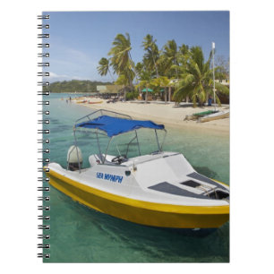 Cuaderno Lancha motora y barco banana