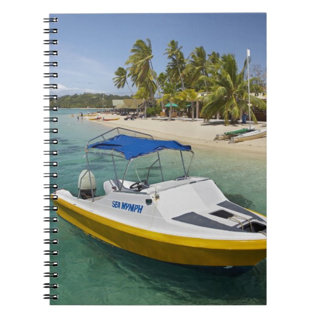 Cuaderno Lancha motora y barco banana (Frente)