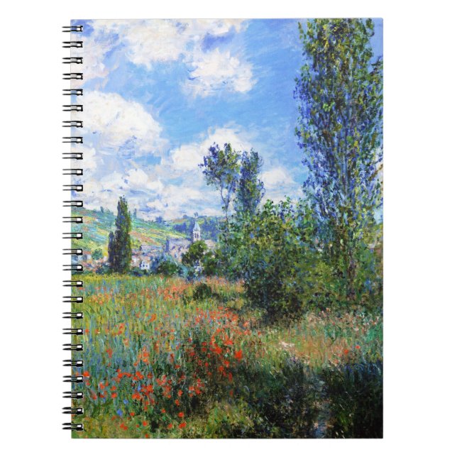 Cuaderno Lane en campos de adormidera San Martín Claude Mon (Frente)