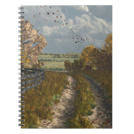 Cuaderno Lane rural en otoño