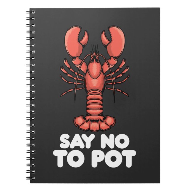 Cuaderno Langosta Dice No A La Olla (Frente)