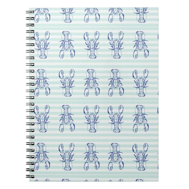 Cuaderno Langostas Azules (Frente)