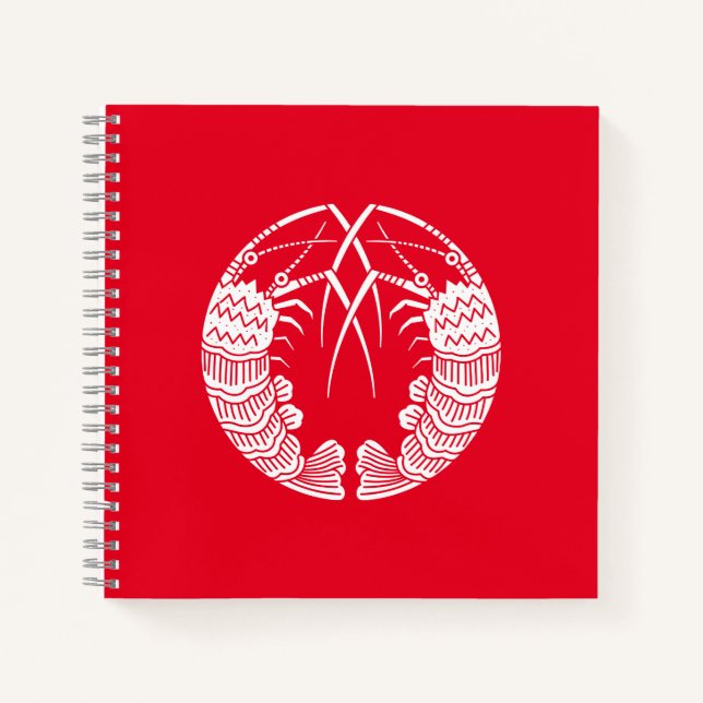Cuaderno Langostas espinosas enfrentadas (Anverso)