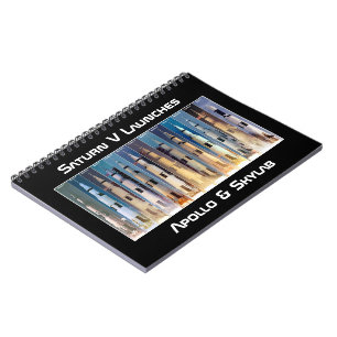 Cuaderno Lanzamiento del cohete Saturn V Moon