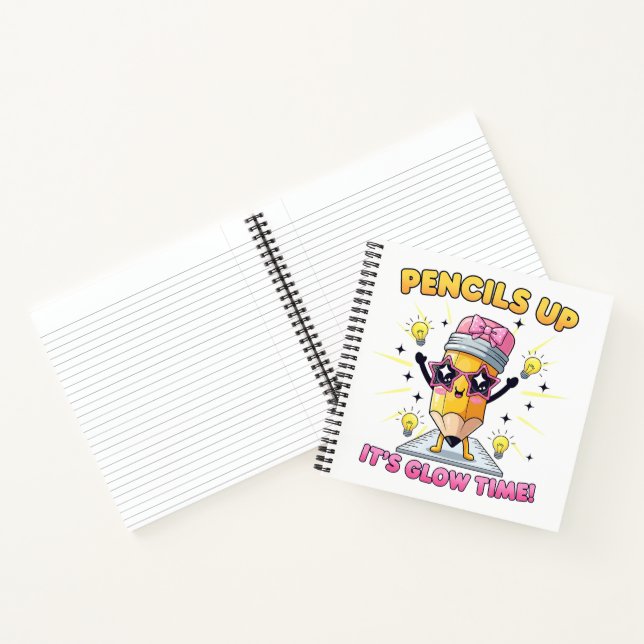 Cuaderno Lápices Arriba Es Momento de Brillar (Interior)