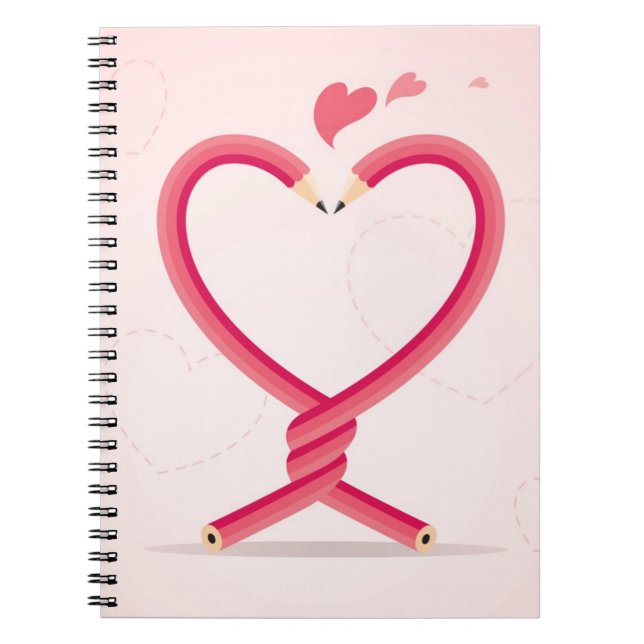 Cuaderno Lápices en amor (Frente)