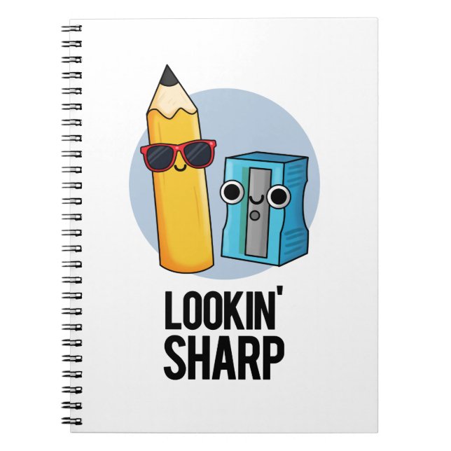 Cuaderno Lápiz Divertido Punzante  (Frente)