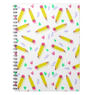 Cuaderno Lápiz Maestra de Arte Preescolar Buen Fin de Año