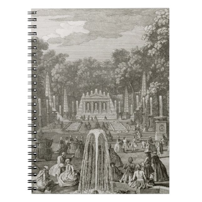 Cuaderno L'Arc de Triomphe, Versalles (grabado) (Frente)