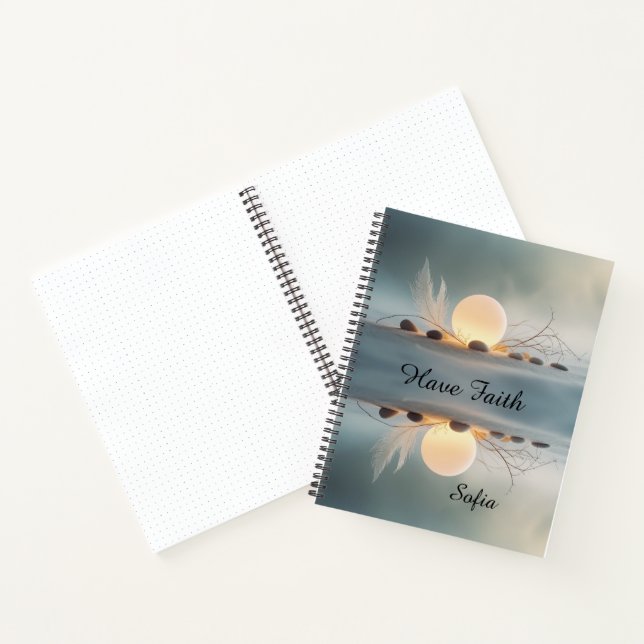 Cuaderno Large Zen Spiral Journal: Full Wrap Mindful (Interior)