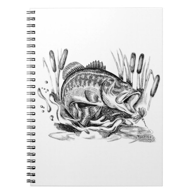 Cuaderno Largemouth Bass (Frente)