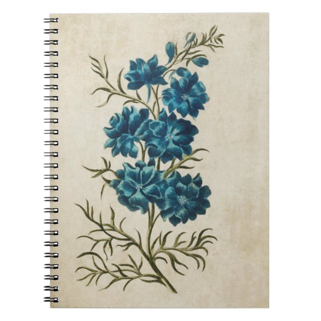 Cuaderno Larkspur doble vintage (Frente)