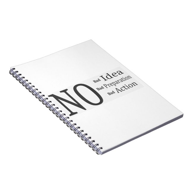 Cuaderno Las 3 claves del éxito: idea, preparación, acción (Lado Derecho)