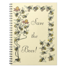 Cuaderno Las abejas nodrizas que tocan música salvan las ab
