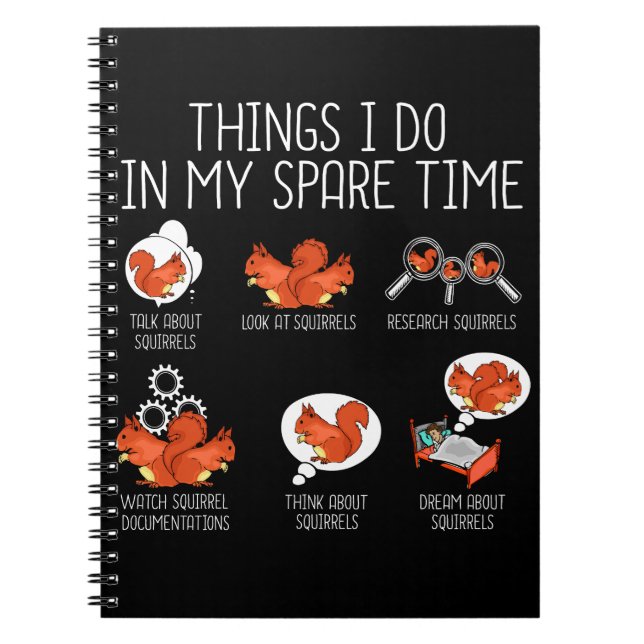 Cuaderno Las ardillas de las mujeres de los amantes del reg (Frente)