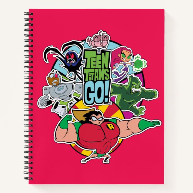 Cuaderno ¡Las aventuras de los Jóvenes Titanes! | Gráfico d (Anverso)