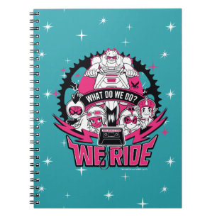 Cuaderno ¡Las aventuras de los Jóvenes Titanes! Gráfico R