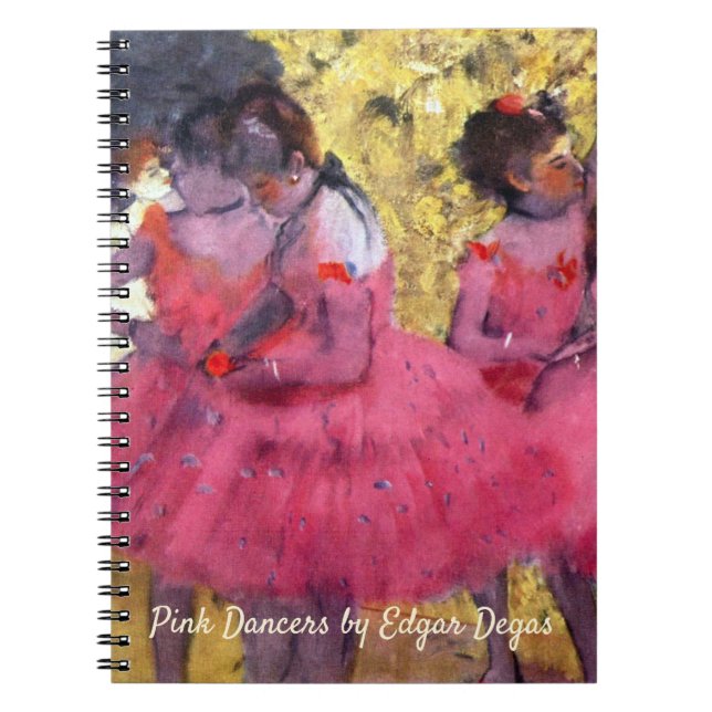 Cuaderno Las bailarinas rosas, antes del ballet de Edgar De (Frente)