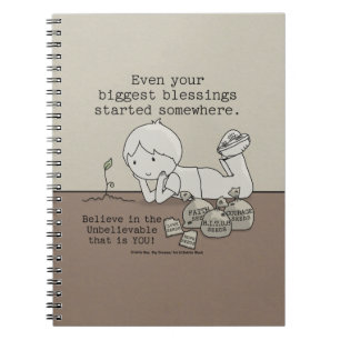 Cuaderno Las Bendiciones Comenzaron En Algún Lugar