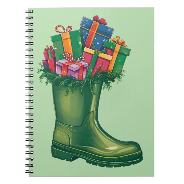 Cuaderno Las botas nuevas de Santa (Frente)