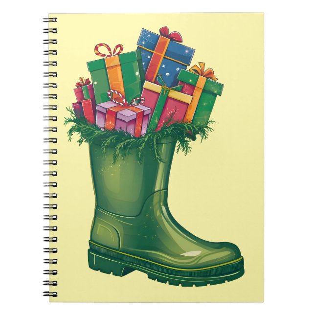 Cuaderno Las botas nuevas de Santa (Frente)