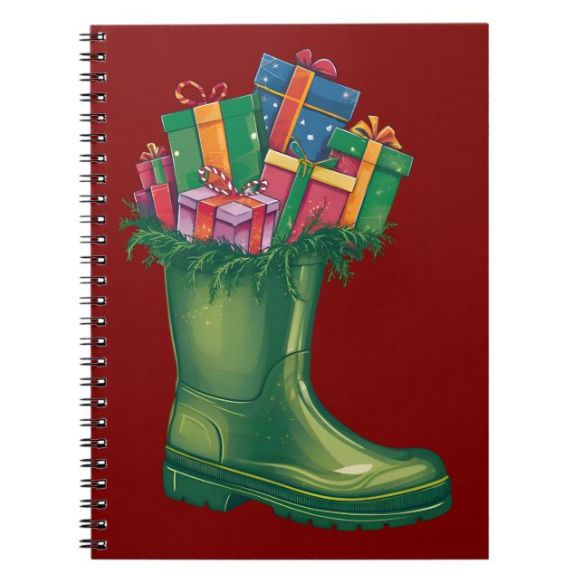 Cuaderno Las botas nuevas de Santa (Frente)