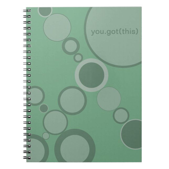 Cuaderno ¡Las Burbujas Verdes Que Tienes Esto! (Frente)
