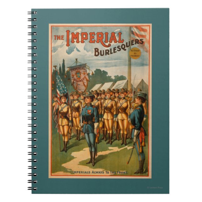 Cuaderno Las burlesqueras imperiales de las mujeres soldado (Frente)
