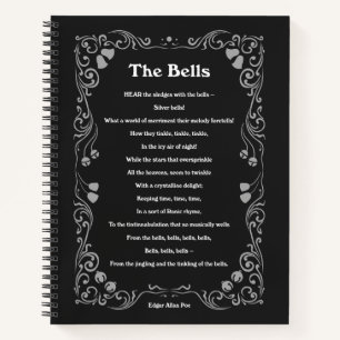 Cuaderno Las campanas de Edgar Allan Poe