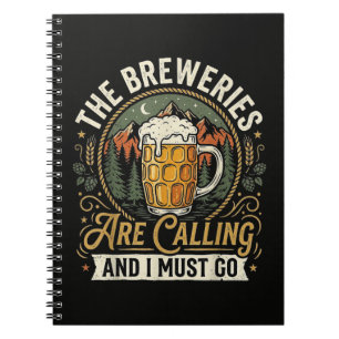 Cuaderno Las cervecerías están llamando y debo ir