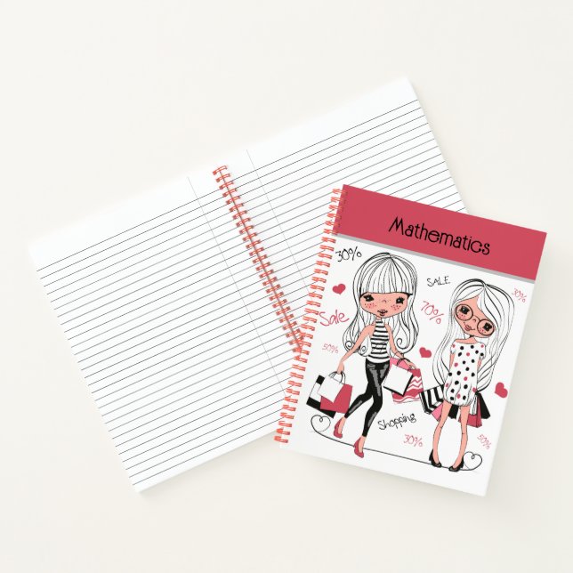 Cuaderno Las Chicas de las Matemáticas (Interior)