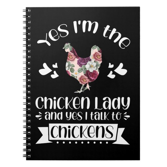 Cuaderno Las chicas de pollo sí soy la chica de pollo (Frente)