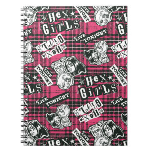 Cuaderno Las Chicas Hex Punk Patrón de Cuadros