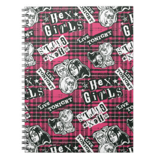 Cuaderno Las Chicas Hex Punk Patrón de Cuadros