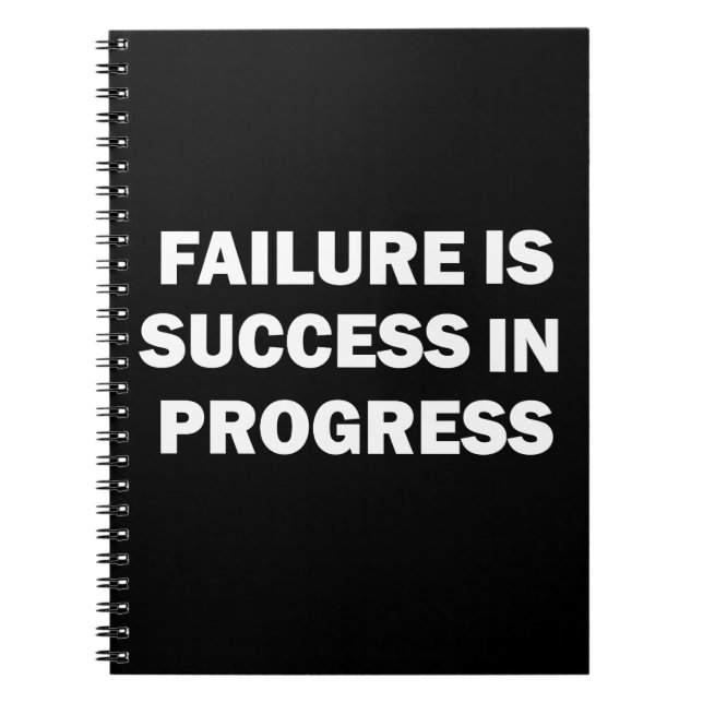 Cuaderno Las citas de gimnasia motivacionales para el éxito (Frente)