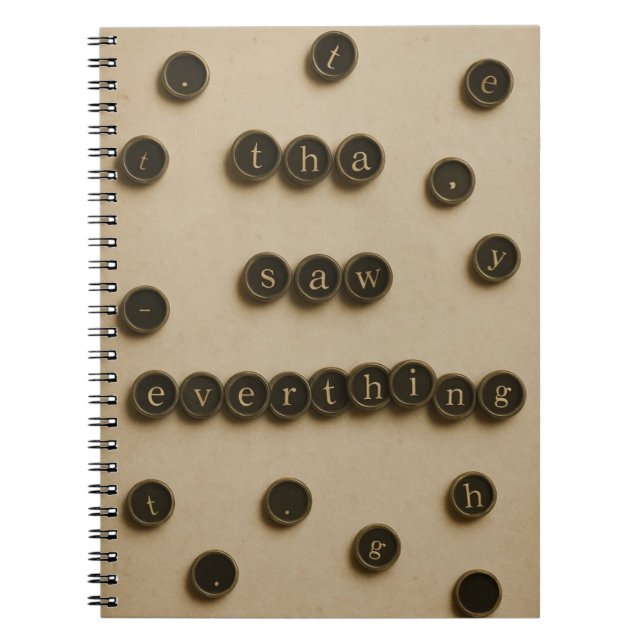 Cuaderno Las Claves Que Lo Vieron Todo (Frente)