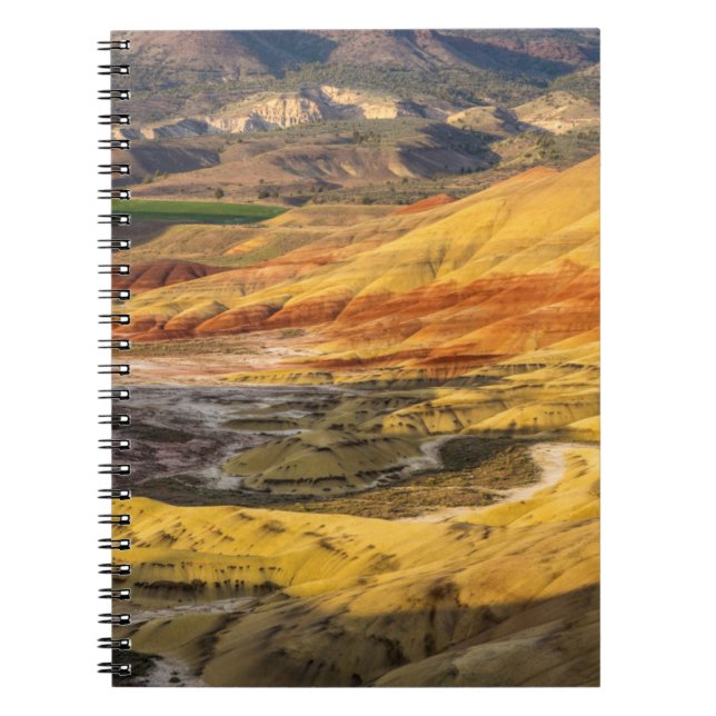 Cuaderno Las colinas pintadas en los lechos fósiles de John (Frente)