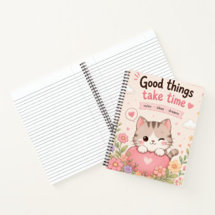 Cuaderno Las Cosas Buenas Toman Tiempo