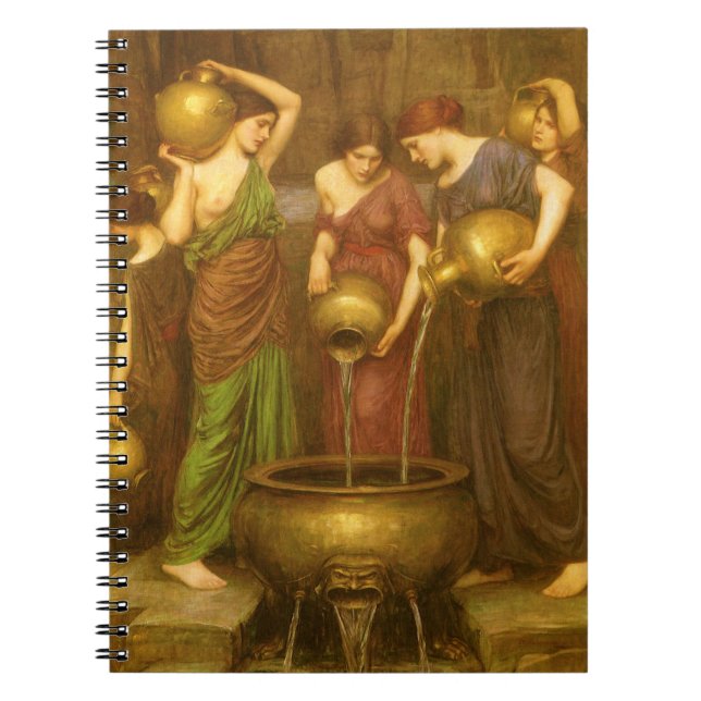 Cuaderno Las Danaides por John William Waterhouse (Frente)