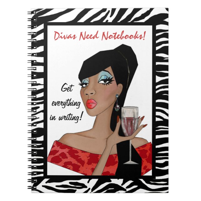 Cuaderno ¡LAS DIVAS NECESITAN LIBROS DE NOTAS! ¡Escribe tod (Frente)