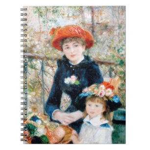 Cuaderno Las dos hermanas, en la terraza Auguste Renoir   