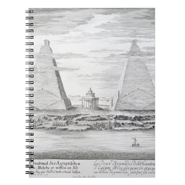 Cuaderno Las dos pirámides de Moeris, rey de Egipto y el (Frente)