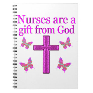 CUADERNO LAS ENFERMERAS SON UN REGALO DE DIOS