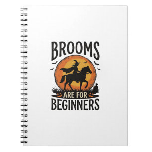 Cuaderno Las escobas son para principiantes Bruja vintage d