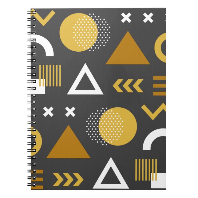 Cuaderno Las figuras geométricas son un diseño de patrones  (Frente)