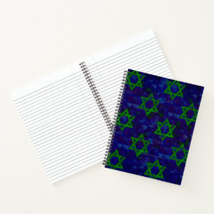 Cuaderno Las filas verdes de las Estrellas de David de Slip
