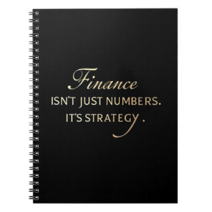 Cuaderno Las finanzas no son solo números. Es estrategia. E