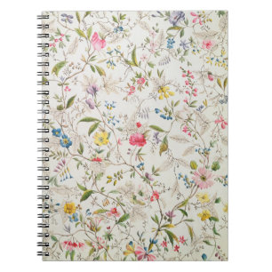 Cuaderno Las flores salvajes diseñan para el material de